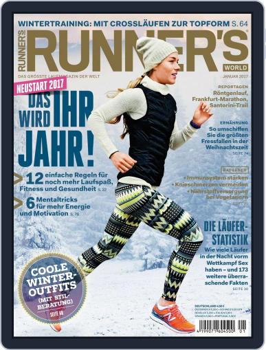 Runner’s World Deutschland January 1st, 2017 Digital Back Issue Cover