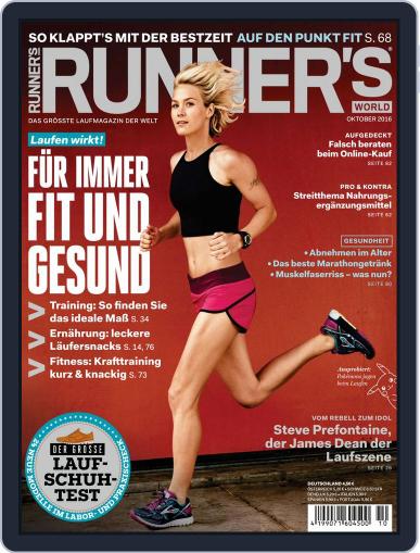 Runner’s World Deutschland September 7th, 2016 Digital Back Issue Cover