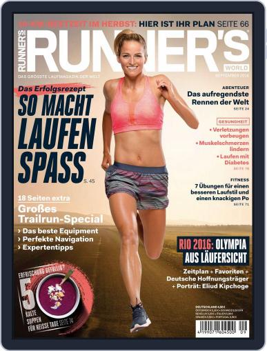 Runner’s World Deutschland August 10th, 2016 Digital Back Issue Cover