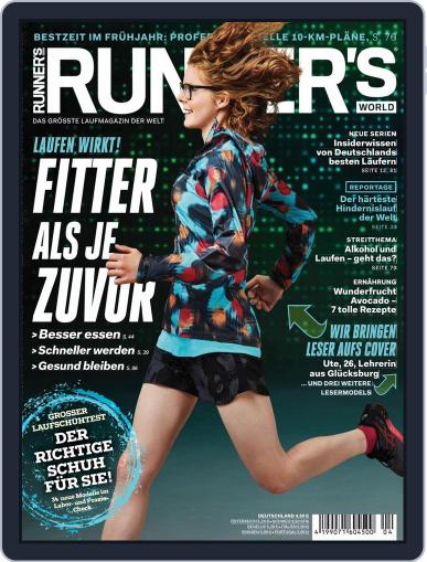 Runner’s World Deutschland April 1st, 2016 Digital Back Issue Cover