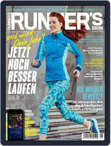 Runner’s World Deutschland January 1st, 2016 Digital Back Issue Cover