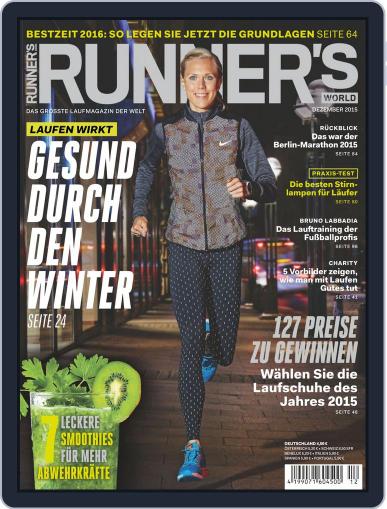 Runner’s World Deutschland December 1st, 2015 Digital Back Issue Cover