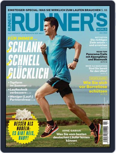 Runner’s World Deutschland July 1st, 2015 Digital Back Issue Cover