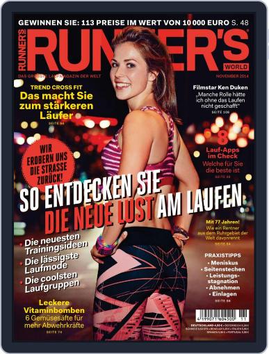 Runner’s World Deutschland October 7th, 2014 Digital Back Issue Cover