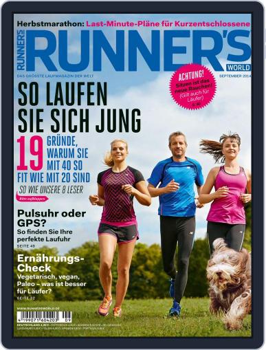Runner’s World Deutschland August 12th, 2014 Digital Back Issue Cover