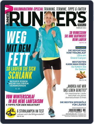 Runner’s World Deutschland January 7th, 2014 Digital Back Issue Cover