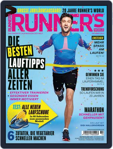 Runner’s World Deutschland September 10th, 2013 Digital Back Issue Cover