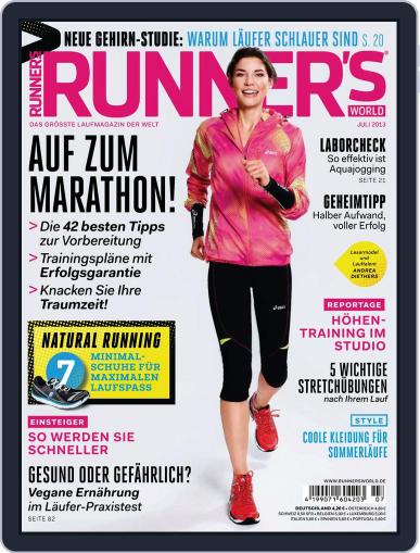 Runner’s World Deutschland June 11th, 2013 Digital Back Issue Cover