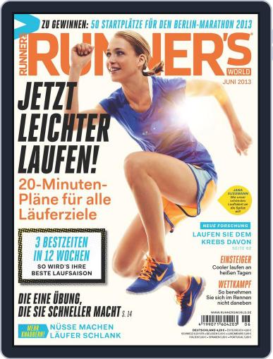 Runner’s World Deutschland May 7th, 2013 Digital Back Issue Cover