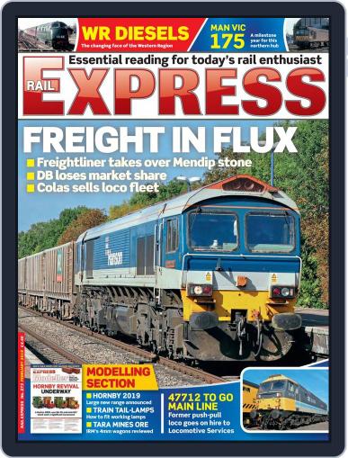 Rail Express February 1st, 2019 Digital Back Issue Cover