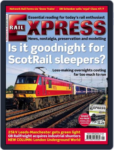 Rail Express January 1st, 2012 Digital Back Issue Cover