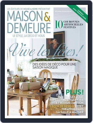Maison & Demeure December 1st, 2016 Digital Back Issue Cover