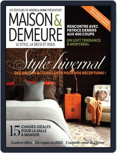 Maison & Demeure December 1st, 2012 Digital Back Issue Cover