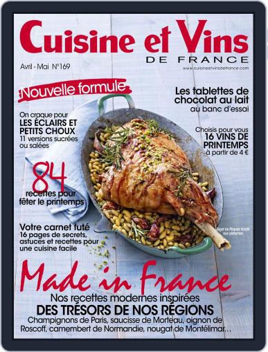 Cuisine Et Vins De France April 1st, 2016 Digital Back Issue Cover