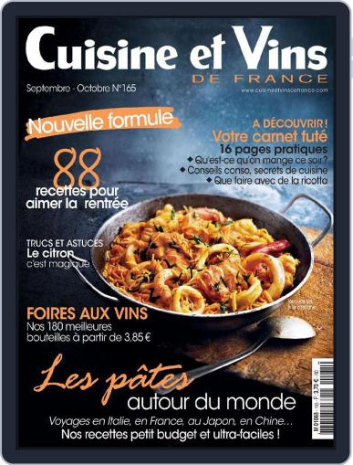 Cuisine Et Vins De France August 19th, 2015 Digital Back Issue Cover