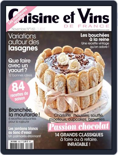 Cuisine Et Vins De France October 13th, 2014 Digital Back Issue Cover