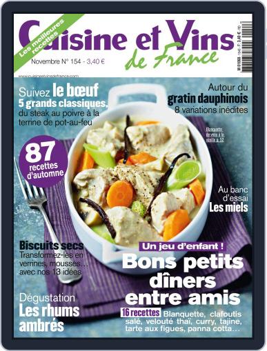 Cuisine Et Vins De France October 11th, 2013 Digital Back Issue Cover