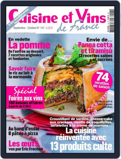 Cuisine Et Vins De France August 29th, 2012 Digital Back Issue Cover