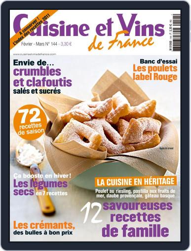 Cuisine Et Vins De France January 25th, 2012 Digital Back Issue Cover
