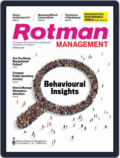 Rotman Management (Digital) April 16th, 2020 Issue Cover