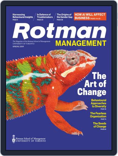 Rotman Management (Digital) April 15th, 2019 Issue Cover