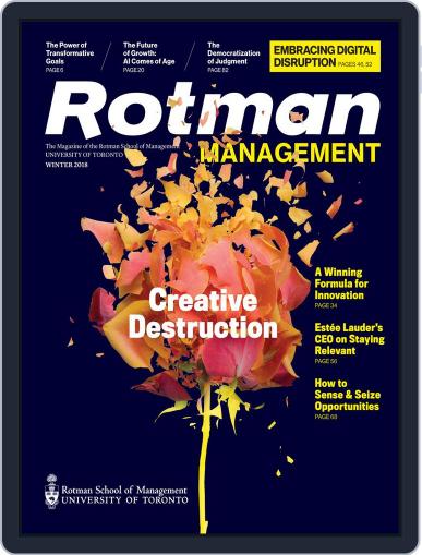 Rotman Management (Digital) January 1st, 2018 Issue Cover