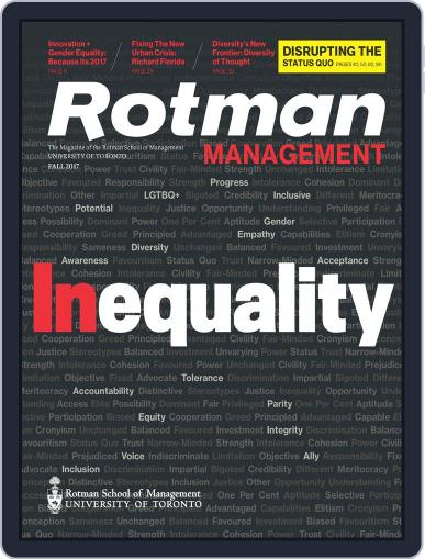 Rotman Management September 1st, 2017 Digital Back Issue Cover