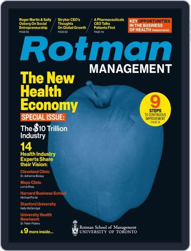 Rotman Management January 1st, 2016 Digital Back Issue Cover