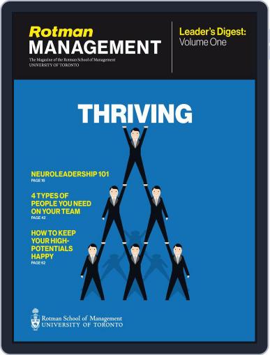 Rotman Management January 16th, 2015 Digital Back Issue Cover