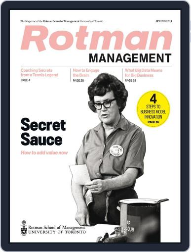 Rotman Management May 2nd, 2013 Digital Back Issue Cover