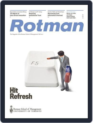 Rotman Management September 2nd, 2012 Digital Back Issue Cover