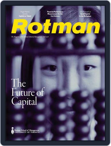 Rotman Management September 2nd, 2008 Digital Back Issue Cover