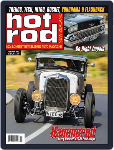 NZ Hot Rod January 21st, 2016 Digital Back Issue Cover