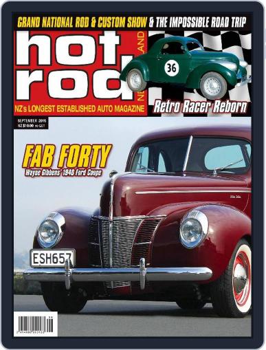 NZ Hot Rod August 27th, 2015 Digital Back Issue Cover