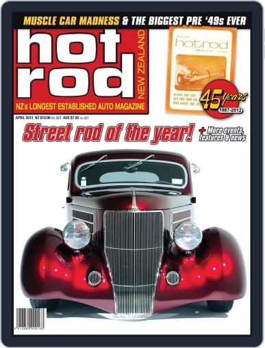 NZ Hot Rod March 19th, 2012 Digital Back Issue Cover