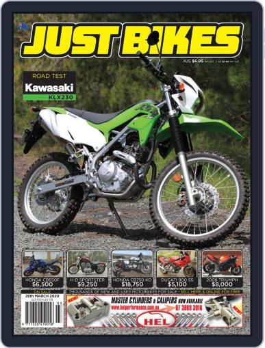 Just Bikes March 15th, 2020 Digital Back Issue Cover