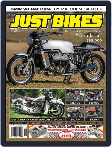 Just Bikes November 1st, 2019 Digital Back Issue Cover