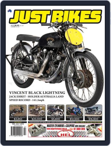 Just Bikes July 18th, 2019 Digital Back Issue Cover