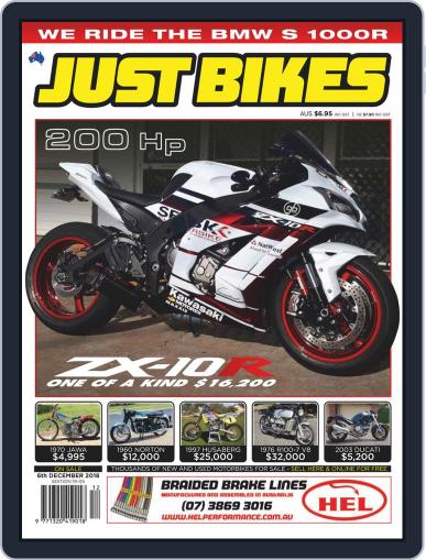 Just Bikes November 23rd, 2018 Digital Back Issue Cover