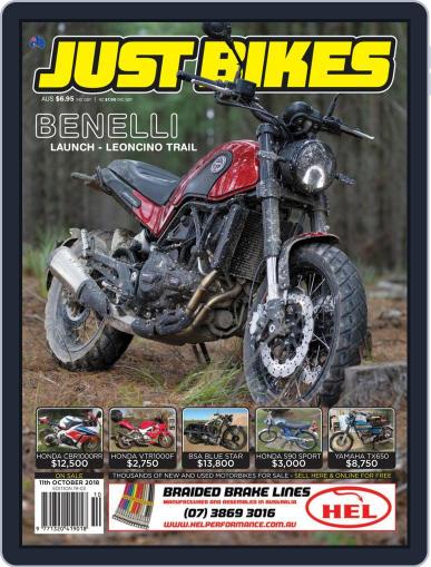 Just Bikes September 27th, 2018 Digital Back Issue Cover