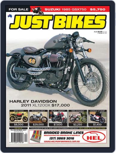 Just Bikes December 7th, 2017 Digital Back Issue Cover