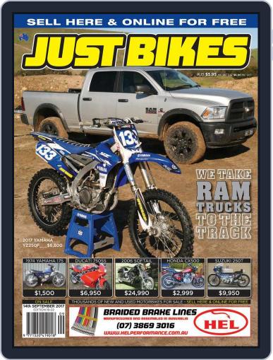 Just Bikes September 14th, 2017 Digital Back Issue Cover