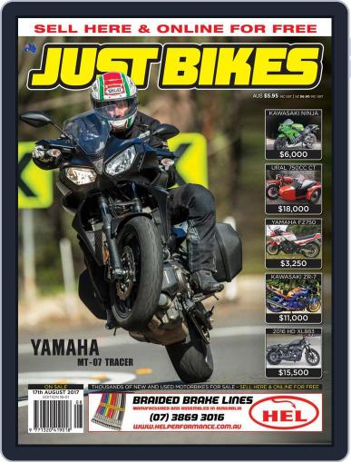 Just Bikes August 17th, 2017 Digital Back Issue Cover