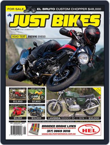 Just Bikes January 5th, 2017 Digital Back Issue Cover