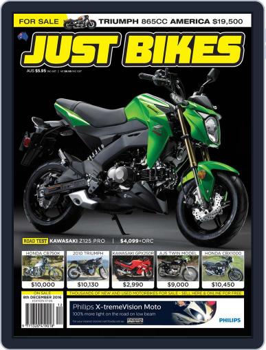 Just Bikes December 8th, 2016 Digital Back Issue Cover