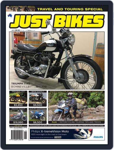 Just Bikes November 1st, 2016 Digital Back Issue Cover