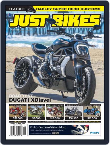 Just Bikes October 13th, 2016 Digital Back Issue Cover