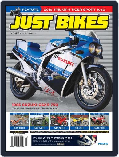 Just Bikes July 20th, 2016 Digital Back Issue Cover