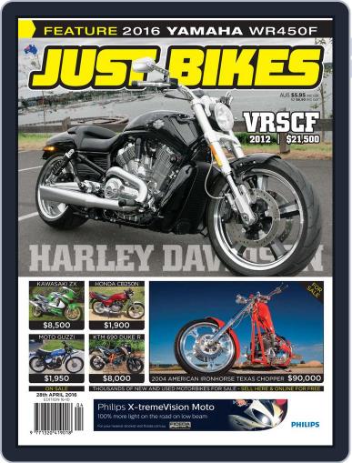 Just Bikes April 27th, 2016 Digital Back Issue Cover