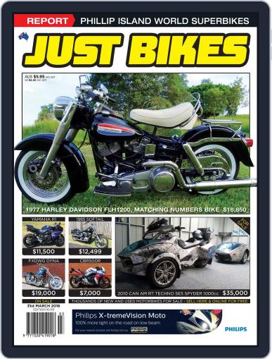 Just Bikes March 30th, 2016 Digital Back Issue Cover